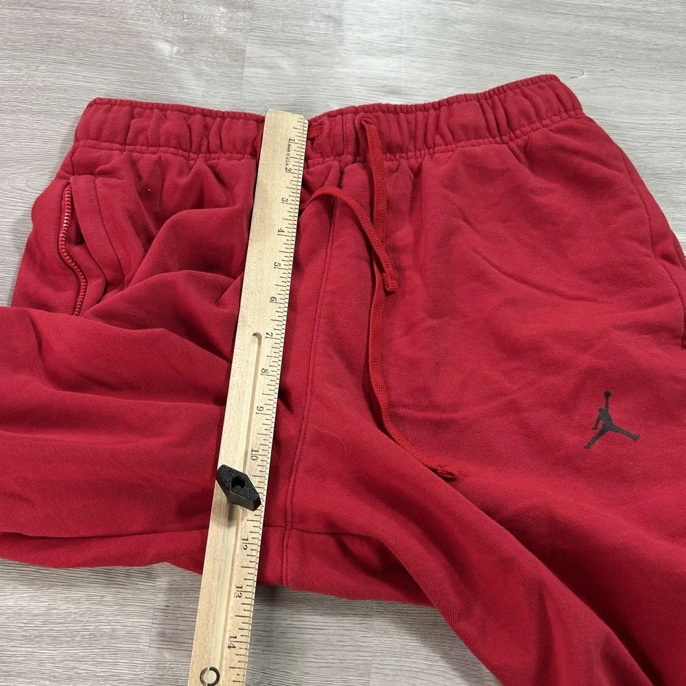 Jordan Dri-FIT Sweatpants Mens Medium Red Fleece Jogger‎ Athletic FV8608-687